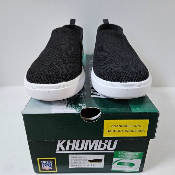 Khombu Harriet Comfort Slip On Breathable Mesh Loafers Womens 6.5 NEW - Picture 3 of 8